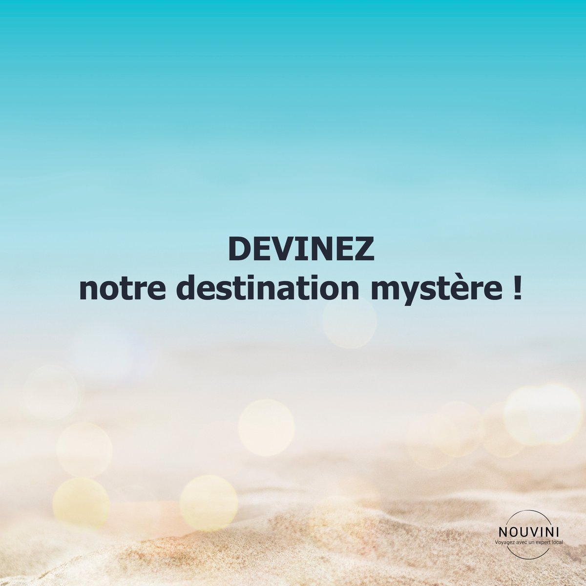 🧳 Devinez notre destination mystère !

🌴 Indice 1 : Plages paradisiaques et cocotiers.
🐘 Indice 2 : Faune exotique exceptionnelle.
🍛 Indice 3 : Gastronomie épicée et douce.

💡 Vous avez une idée ? Postez en commentaire et découvrez-la ici 👉 nouvini.com

#Jeu