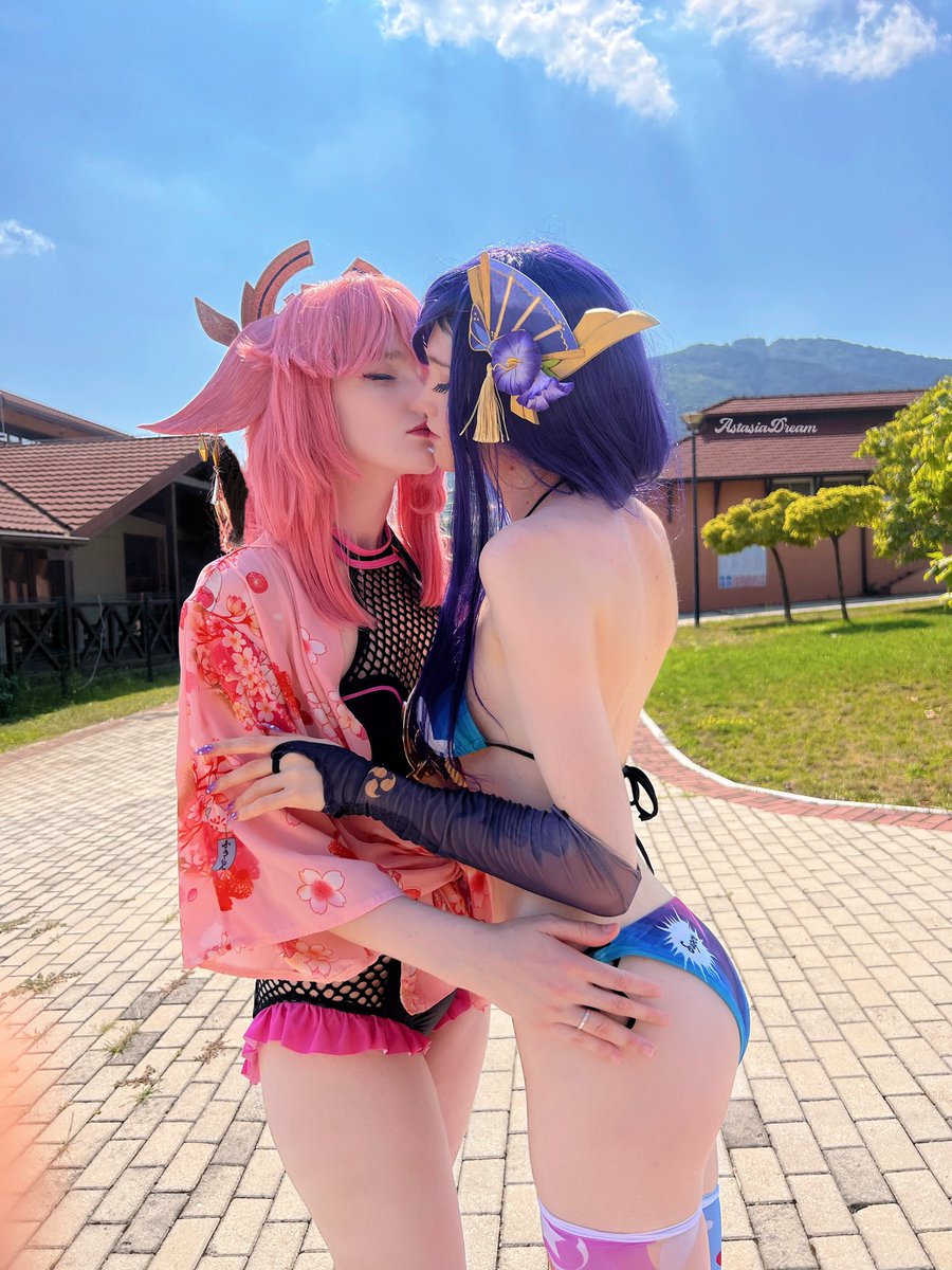 Yae Miko &amp; Raiden ⚡️

Say 'hi' for our full video in dms 🌸 https://t.co/o2G9RUVaUN