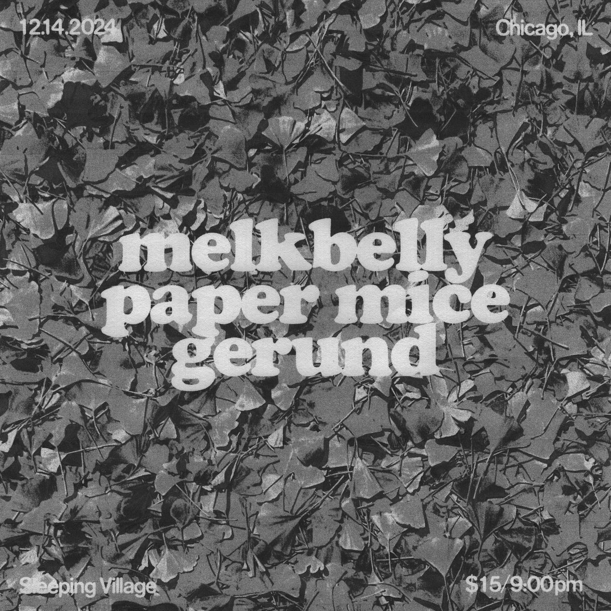 calvinfred's tweet photo. .My band Gerund is opening for two Chicago greats on 12/14/24 at Sleeping Village. Call off sick to your other Saturday plans. @melkbelly @Sl33pingVillag3 https://t.co/dExgufBerE