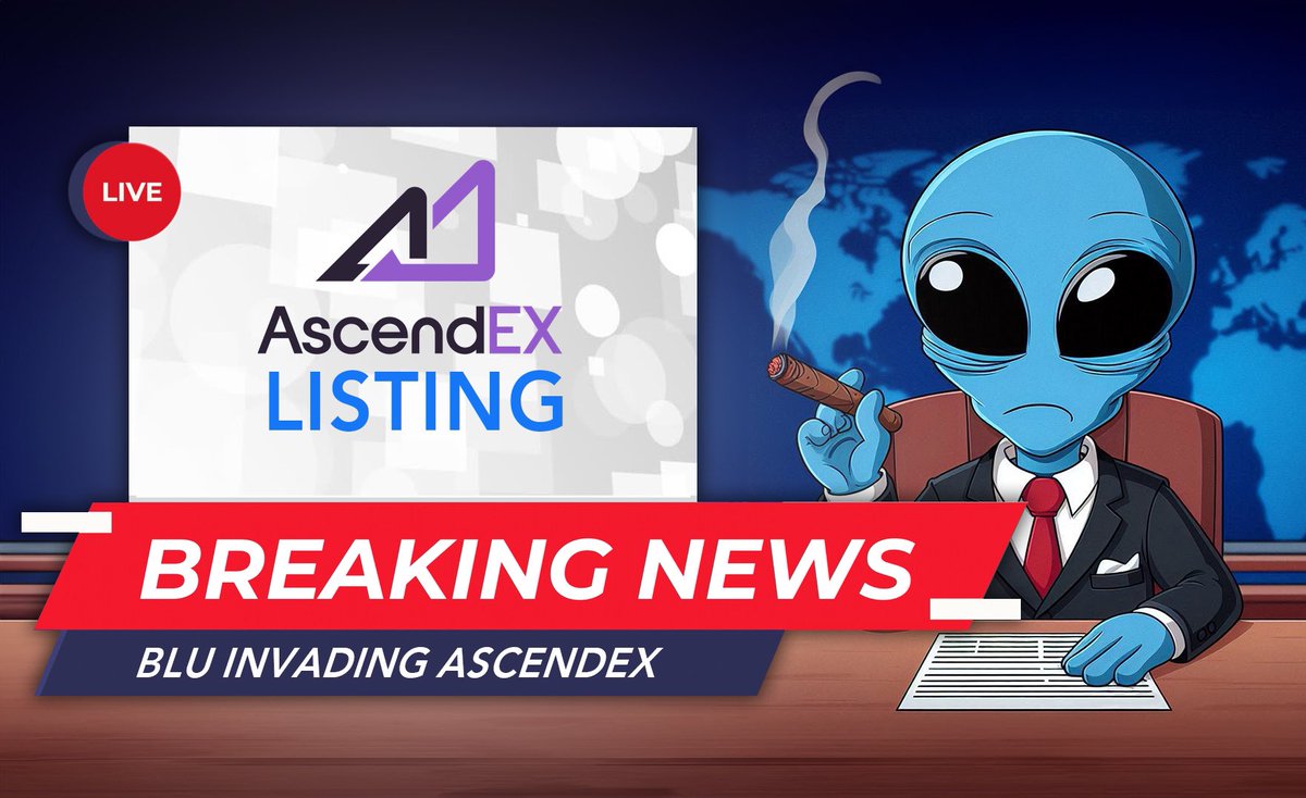 BasedBluAlien's tweet photo. ๐ฝ Major Milestone Alert!
$BLU is officially listed on @AscendEX_ ๐๐ The alien invasion is spreading faster than ever! Now you can trade $BLU on one of the top platforms.
Join us as we continue to dominate the @Base ecosystem and beyond. ๐๐ธ๐ฅ
#BLU #Asendex #CryptoInvasion https://t.co/vH1QKi5PLz