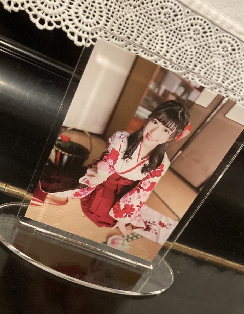 おだんご🍡どうぞ
<a href="/Ai_Alana/">小爱</a> 
アクスタ届きました
こんなに和服姿が似合っちゃうなんて！