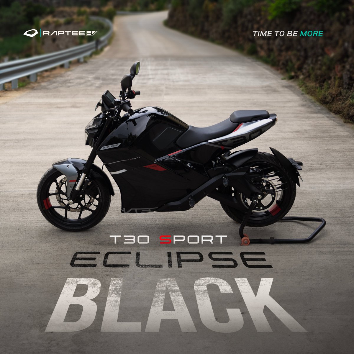 RapteeEnergy's tweet photo. When Tech Meets Tenacity - T30 Sport Eclipse Black
#RapteeHVT30 #MoreThanAMotorcycle #DiscoverRapteeHV #highvoltagetech #RapteeHV #ElectricMotorcycle #IndianEV #TimeToBeMore
@DineshArjunV @IyerOnTheRun @bigvig21 @vjayapradeep @VenkataRamanDU https://t.co/Cyjigzfddg