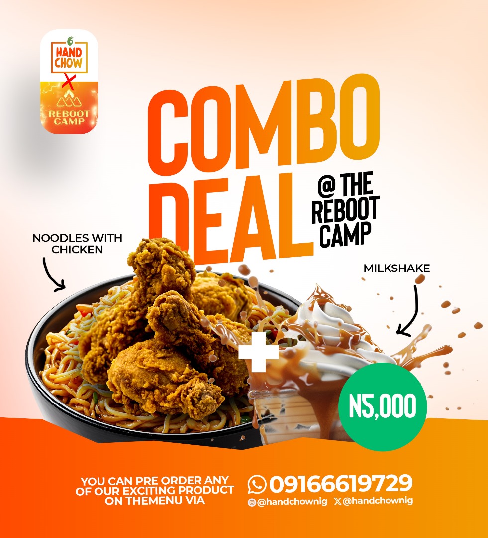 Reboot Camp 🤝 HandChow <a href="/handchowNig/">HandchowNG</a> 

Preordering just makes everything easier, you know. Plus, these are really affordable, tbh. 

Preoder away. 
Find our stall at the vendors' stand, we will be there! 

Also, we are an accredited VENDOR at RBC'24.  #DemNoDeyMissRebootCamp