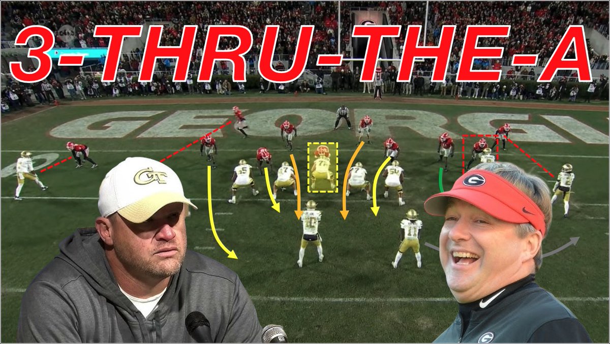 Anatomy of a Pressure: 

Georgia's Odd Front Three-Through-The-A-gap Blitz

Kirby Smart &amp; Co. had to pull out all the stops to beat in-state rival Georgia Tech. 

| matchquarters.com/p/anatomy-of-a…
--