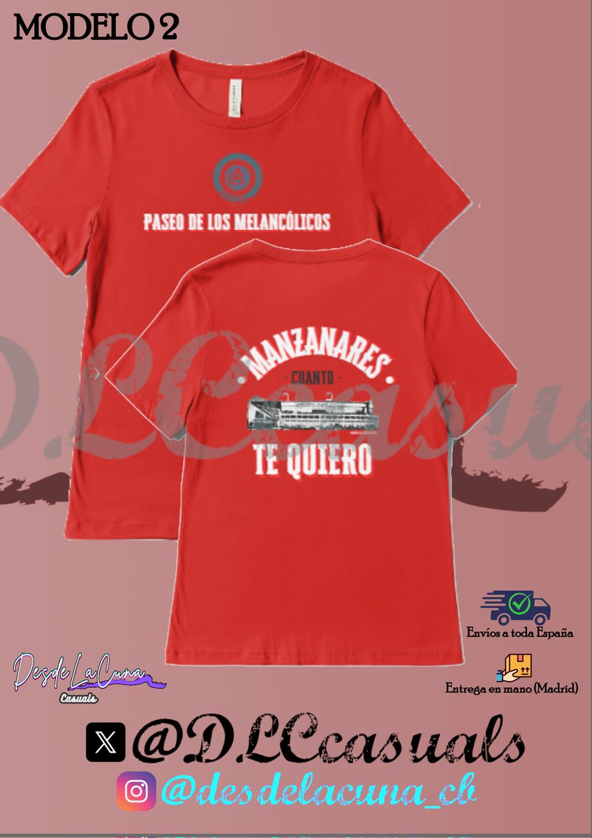 DLCcasuals's tweet photo. 🔴⚪¿Aún no has reservado nuestro modelo en homenaje al mítico Vicente Calderón?⚪🔴
Sé el más original estas navidades con este diseño streetwear y por qué no, triunfa regalándoselo al más colchonero de la familia.

📦 Envíos a toda España
💥 En Oferta Talla L💥
#BeCasualWearIt https://t.co/c5uE7AxF0d