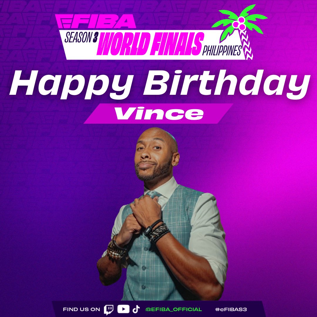🥳 Happy Birthday to the voice that brings the hype to every match – <a href="/VChang21/">Vince Chang</a> ! 🎉🎙️ 

Your passion and energy light up the eFIBA community. 
Have an amazing day! 🏀🔥