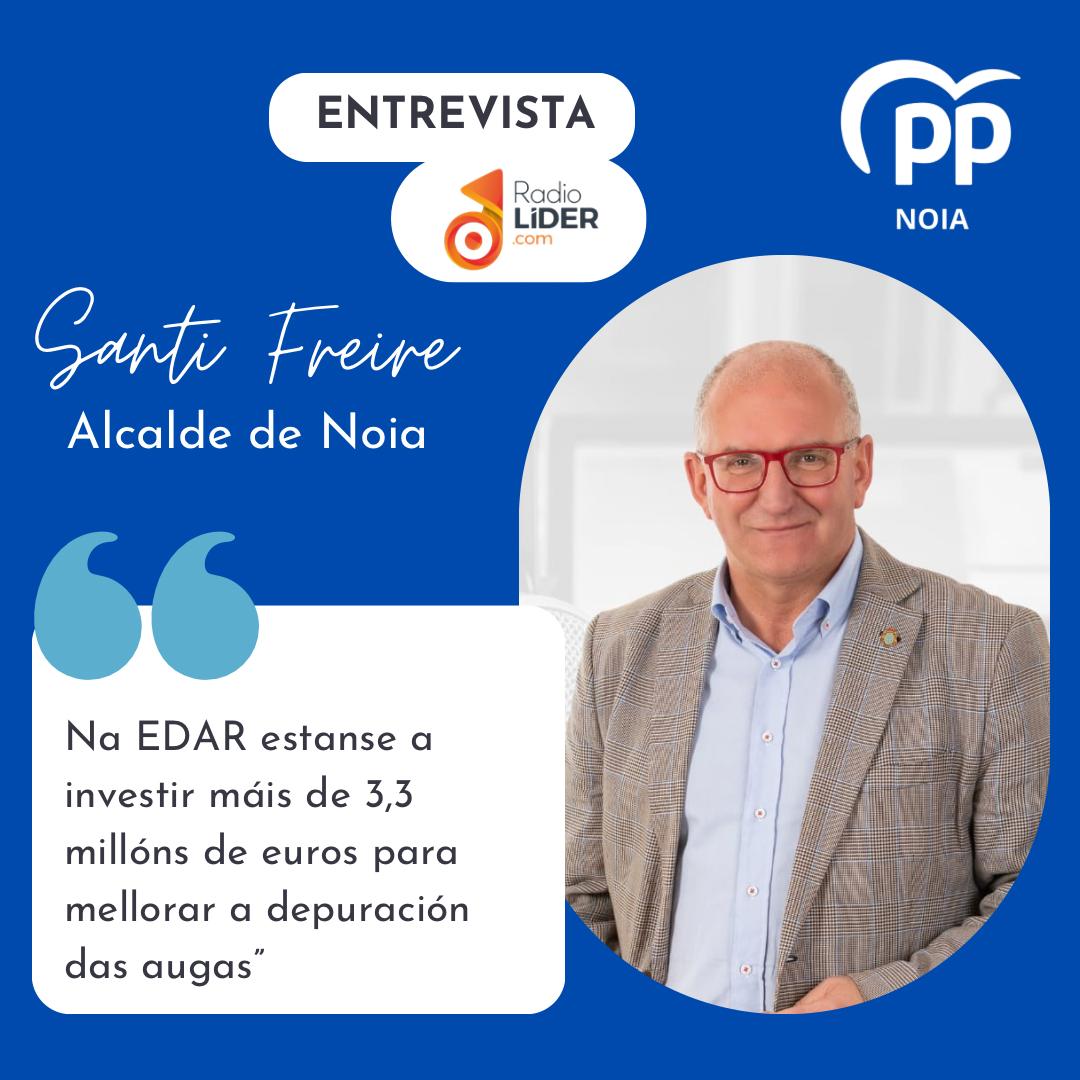 Onte achegueime aos micrófonos de Radio Líder Noia para facer un repaso da actualidade municipal e, por suposto, das moitas inversións anunciadas polo Presidente Alfonso Rueda no Consello da Xunta celebrado en Noia.

Entrevista completa bit.ly/49p5hcO