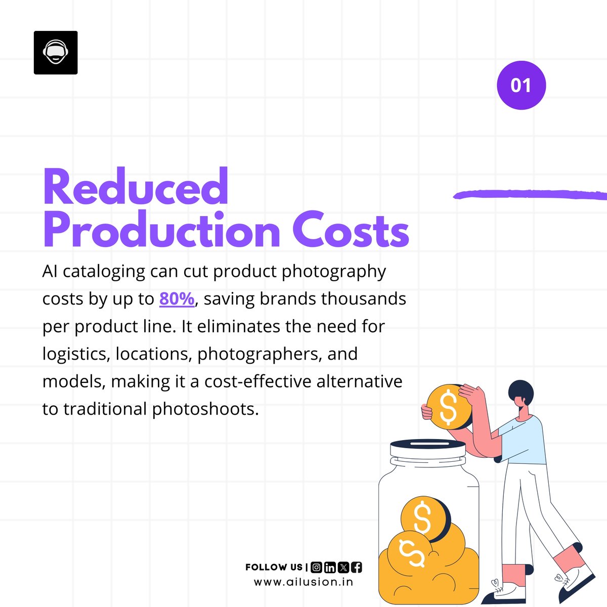 Ai_Lusion's tweet photo. AI Cataloging: Everything You Need to Know👨‍💻

Say goodbye to costly photoshoots and hello to high-quality, AI Cataloging that elevate your brand visuals effortlessly. ✨

#AICataloging #AIPhotography #FashionEcommerceTrends #EcommerceInnovation #AiLusion https://t.co/odCwiymsfI
