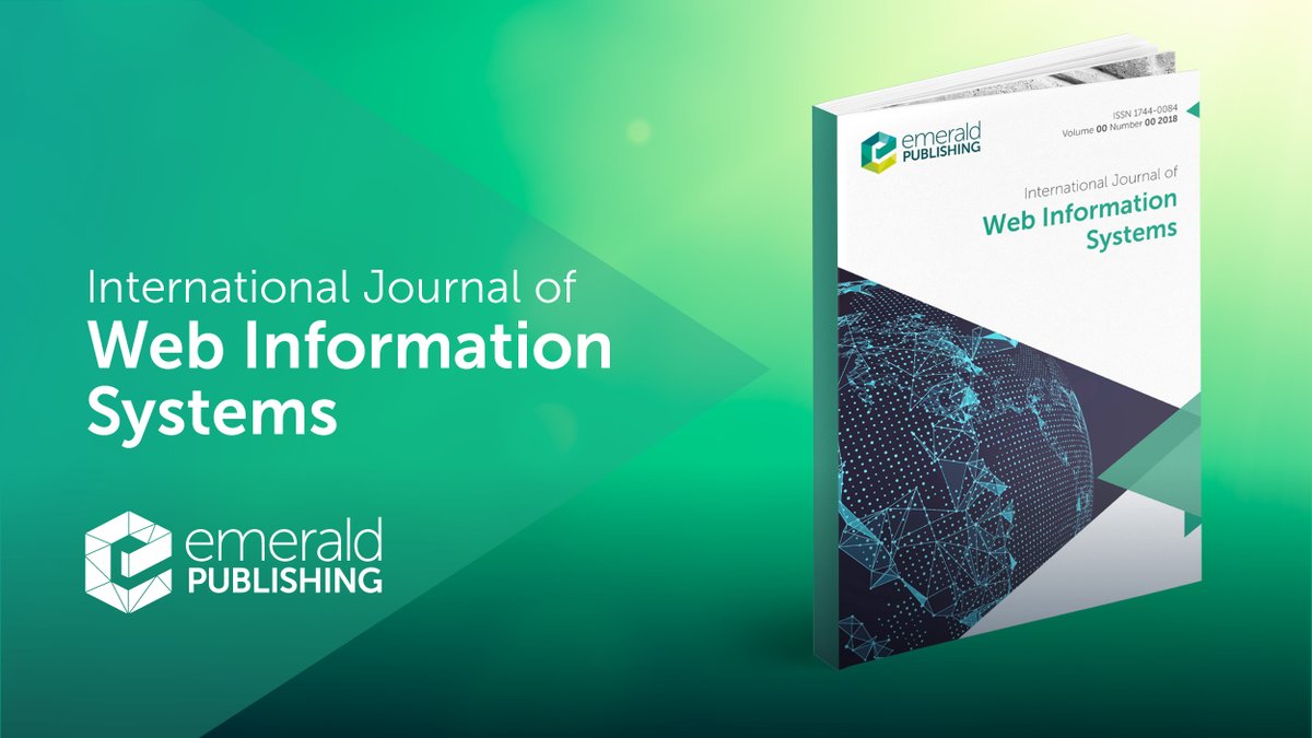 EmeraldIKM's tweet photo. The #IJWIS is a global platform for the latest research on the impact of #information #systems and #infrastructure in its application in #society. Find out more about the journal and submit your research here https://t.co/B260AhzwlL https://t.co/RucQrvNp1N