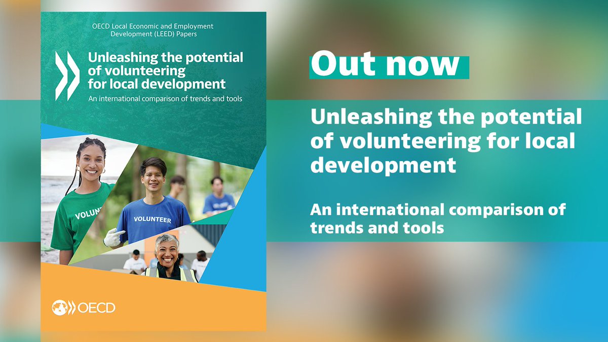 OECD_local's tweet photo. 📣 New report 

On International Volunteer Day #IVD2024, explore the NEW report on "Unleashing the potential of volunteering for local development."

Discover insights from @VolunteeringCEV, @CVSBrent, @OECD_GOV and more.

Read here 🔗 https://t.co/SbU8Y2tIfb https://t.co/qFgvQkz2sx