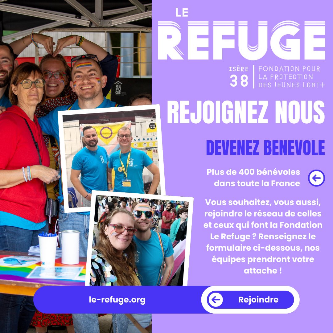 A l’occasion de la journée mondiale du bénévolat 2024, engagez-vous ! 

le-refuge.org/nous-rejoindre/
#lerefuge