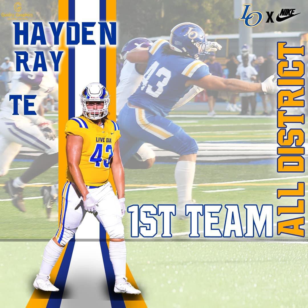 haydenaray23's tweet image. Thankful #TE #TIGHTEND #CO26 #DOTHEWORK #ALLDISTRICT #5-5A