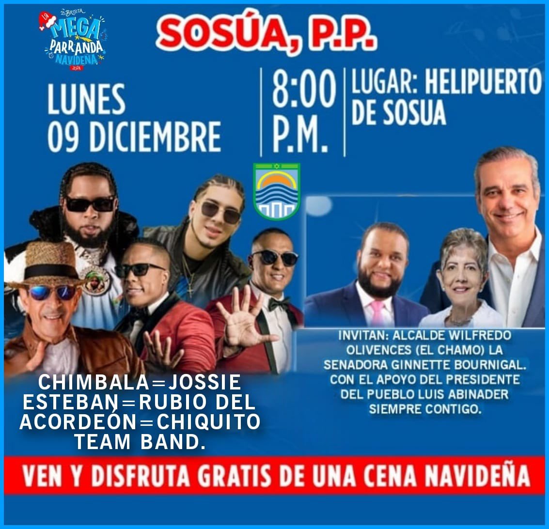 Gobierno demuestra una vez más ineptitud, incapacidad y falta de eficiencia; totalmente desconectado de la realidad que vive Sosúa. Lamentablemente nuestro pueblo no está en condiciones para fiestas con toda la falta de soluciones reales de manera urgente.

Debió ser inversión!!