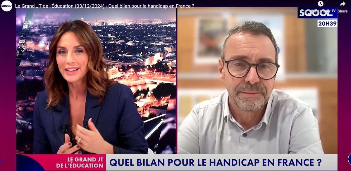DECALAGE ENTRE LA LOI ET SON APPLICATION DANS DE NOMBREUX DOMAINES EN PARTICULIER EN TERMES DE SCOLARISATION !

Retrouvez l'interview d'Emmanuel Guichardaz, responsable scolarisation de @Trisomie21FRANCE   youtu.be/ErJ8elyF7Ec?si… via <a href="/YouTube/">YouTube</a>