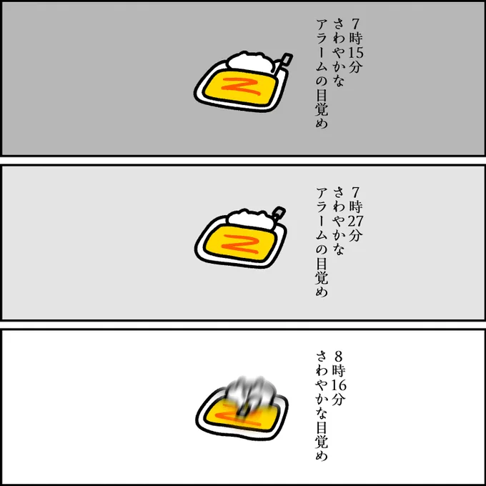 冬のモーニングルーティン 