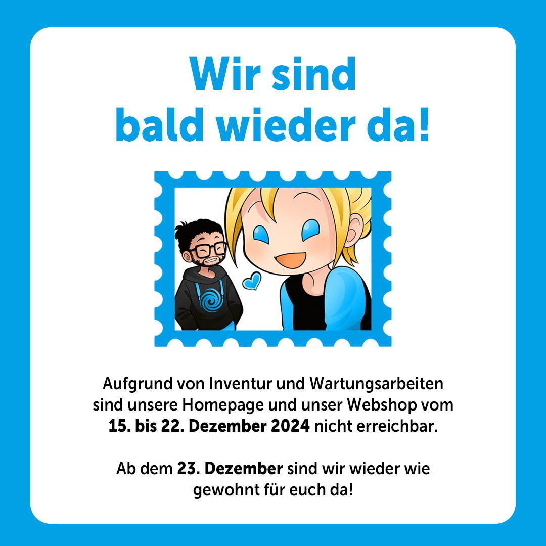 altraverse_de's tweet photo. Aufgrund von Inventur und technischen Umstellungen sind unser Webshop und unsere Homepage vom 15. bis 22. Dezember 2024 nicht erreichbar.
Wie ihr trotzdem eure Dezember-Neuheiten bestellen könnt, erfahrt ihr hier: https://t.co/KjtLBekJHm https://t.co/VgdqpRPQoJ