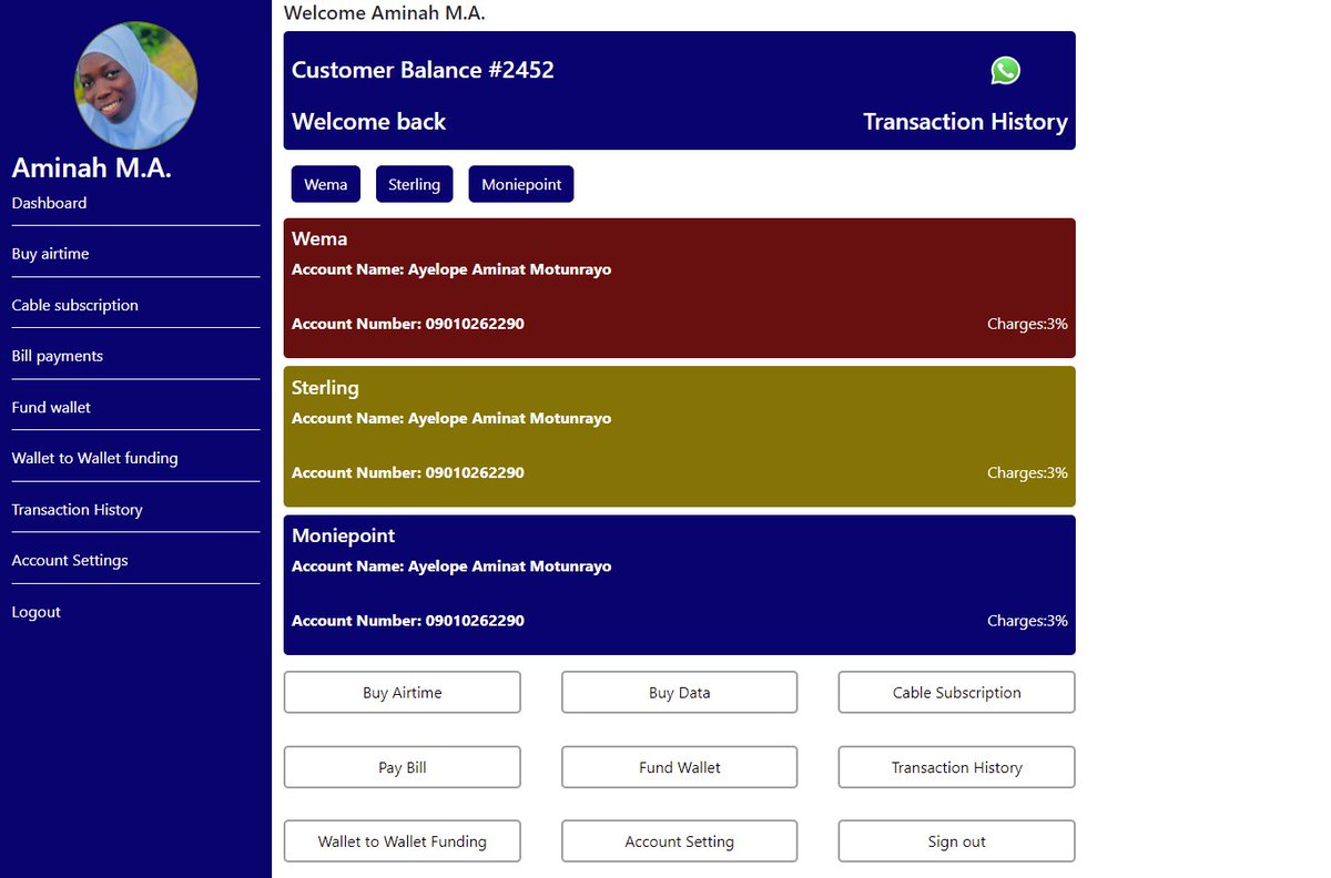 AyelopeM's tweet photo. 🚀 Day 9 of 31: Data Reselling Dashboard Complete!
Today, I took on the challenge of recreating a dashboard for a data reselling platform 
#31DaysFrontendChallenge #Day9 #HTML #CSS #FrontendDevelopment #CodingJourney @AhmanPategi  @thefruitfu31824 @codesquadcomm https://t.co/ogH20Cm5fe