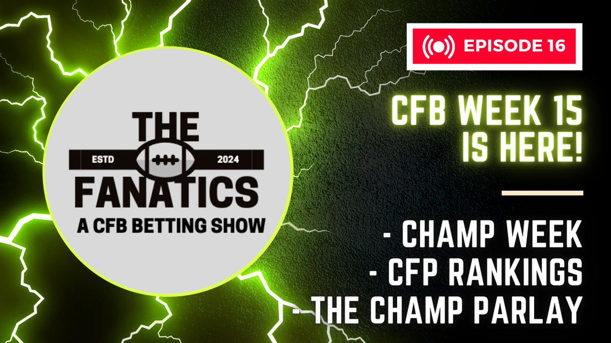 The Fanatics: A CFB Betting Show tweet media