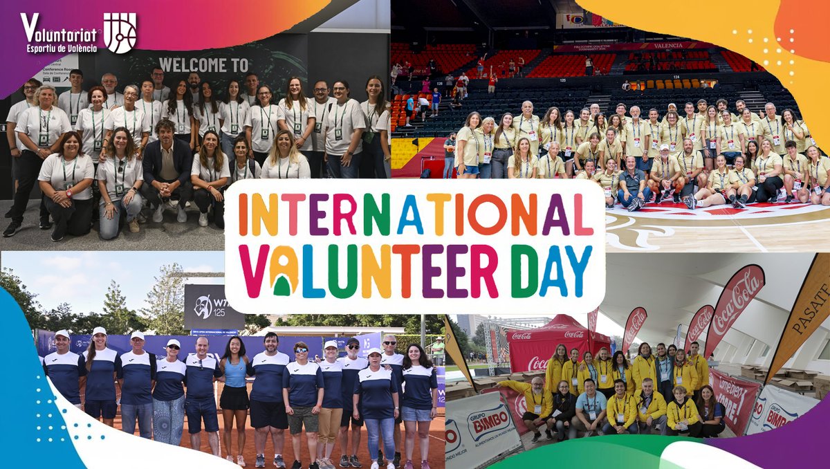 Hoy celebramos el #DíaInternacionaldelVoluntariado! Gracias a todos nuestros voluntarios que hacen posible cada evento deportivo en Valencia. ¡Sois nuestro motor del deporte valenciano! ❤️ #VoluntariadoDeportivoValencia #Gracias #yosoyvoluntario