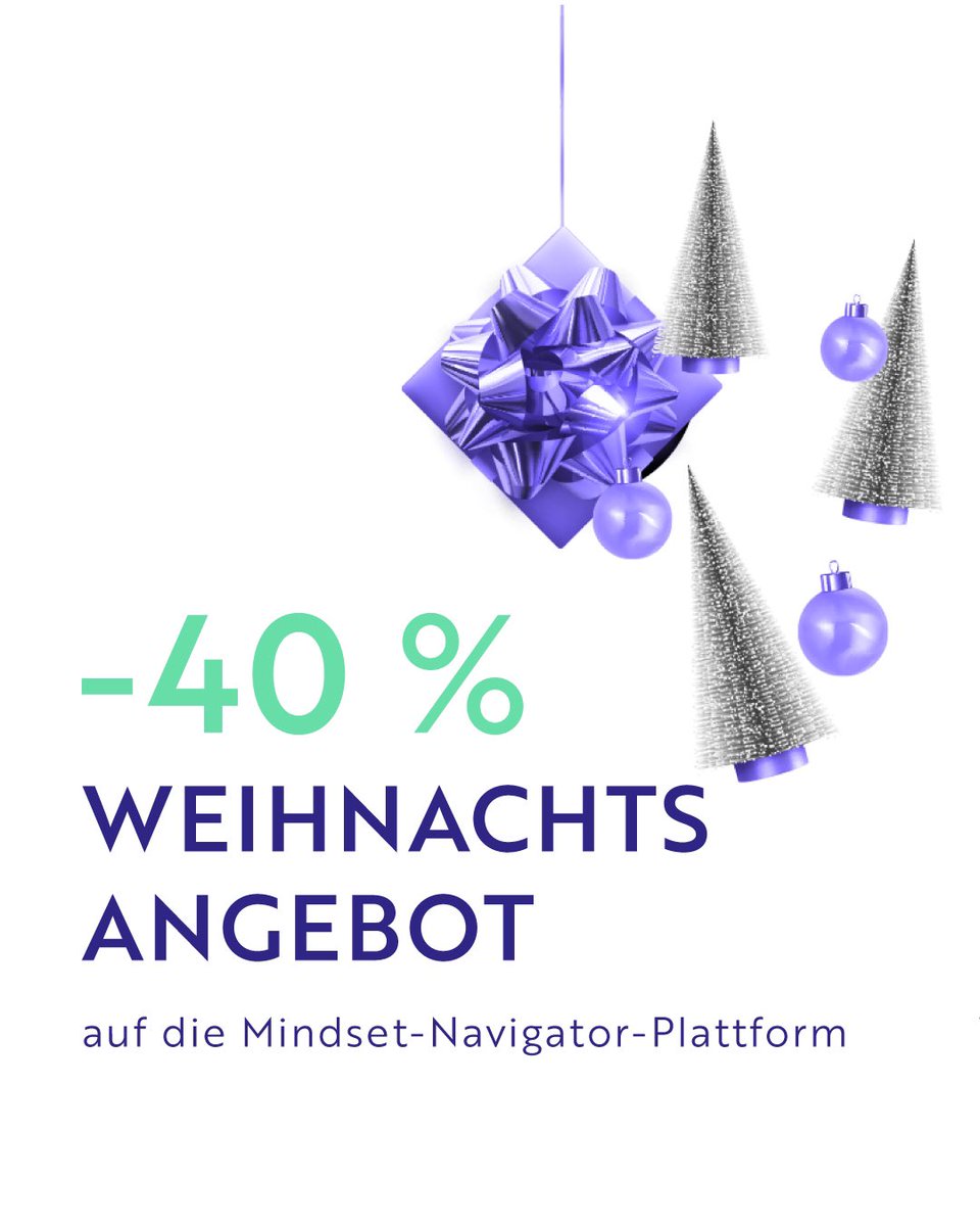🎄 Weihnachtsangebot: 40% Rabatt auf die Mindset-Navigator-Plattform von @ONESTOPTRANS !
- Analyse &amp; Entwicklung des digitalen Mindsets - Maßgeschneiderte Lernpfade - Zukunftskompetenzen entwickeln
➡️ Nur bis 20.12.2024
smoodi-consulting.com/weihnachtsange…