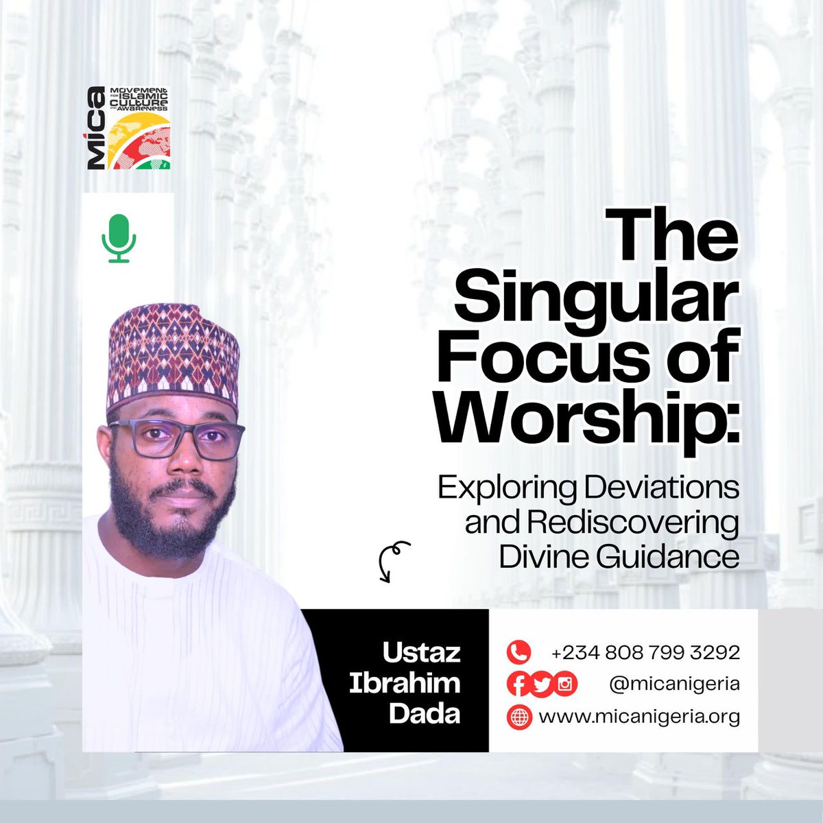 micanigeria's tweet photo. 3 days to go! The countdown to the grand finale of #MICAFloor is here, and the excitement is real!

Don’t wait to hear about it, be there and experience the transformation yourself!

#defamation #FaithAndUnity #EndofTheYear #SpiritualRenewal
#MicaNigeria #MicaNG #islam https://t.co/WEyvK5gnyI