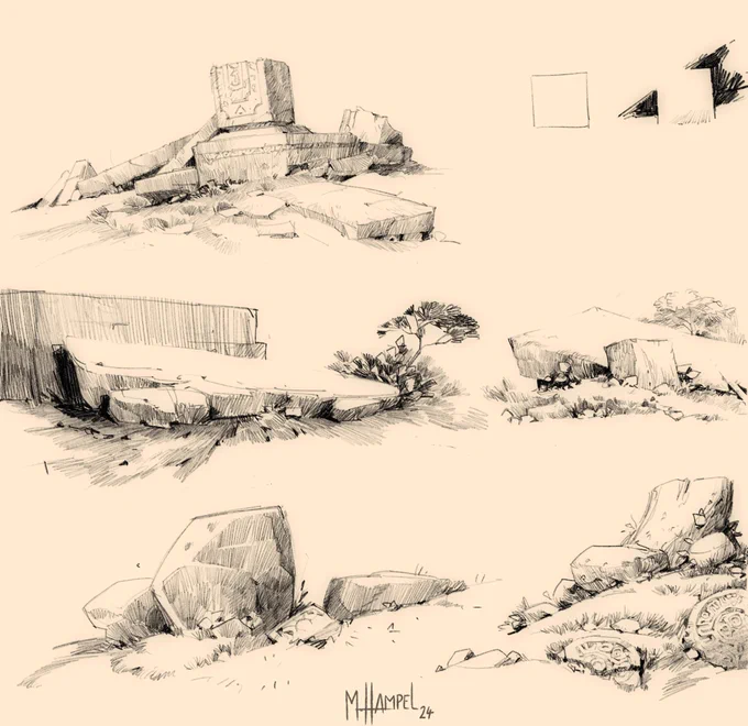 High density of details vs areas of rest.   Shared these images to my patrons a few month ago! 