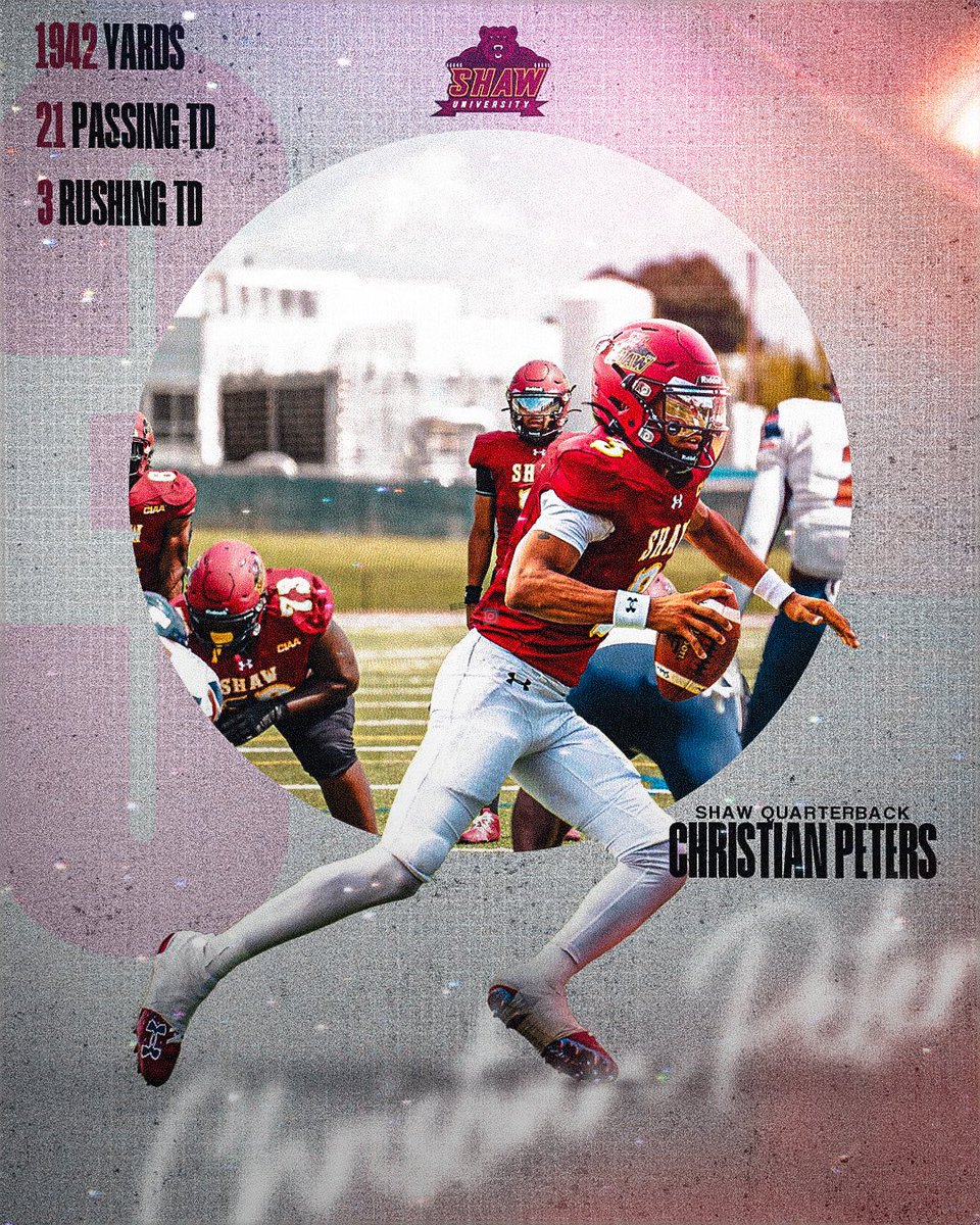 christianp_3's tweet image. 2024 Season stats
1942 passing yards
21 passing td
3 rushing td 
Harlon Hill Trophy Nominee
School record-6 touchdowns single game
