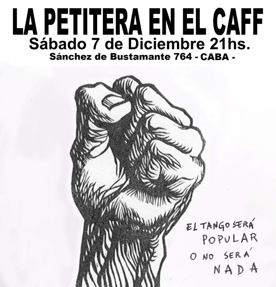 mal_arreado's tweet photo. La Petitera en el @CAFFierro. Sánchez de Bustamante 764, Abasto. Sábado 7 de diciembre a las 21:00 hs https://t.co/552Ldrvcey