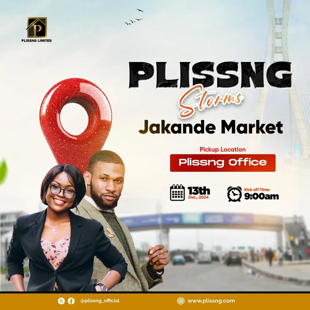 plissng's tweet photo. NEWS UPDATE!
Are you a resident of Jakande or nearby?

Get ready for PlissNG, the game-changer as we revolutionize your financial future this December. Join us as we unveil premium and unbeatable offers on our properties!

#PlissNG #InvestmentOpportunity #Jakande #RealEstate https://t.co/gLihvNU7Dz