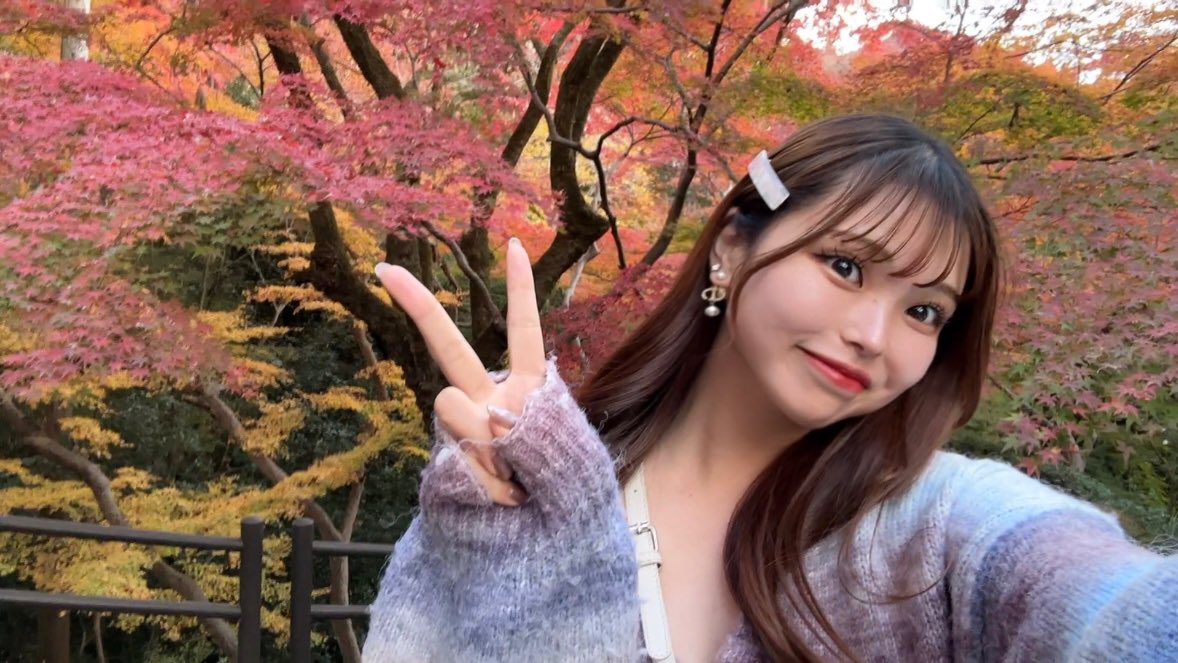 muchan1366's tweet photo. 紅葉めーーっちゃきれいだった！🧡 https://t.co/rmFtxxOFA8