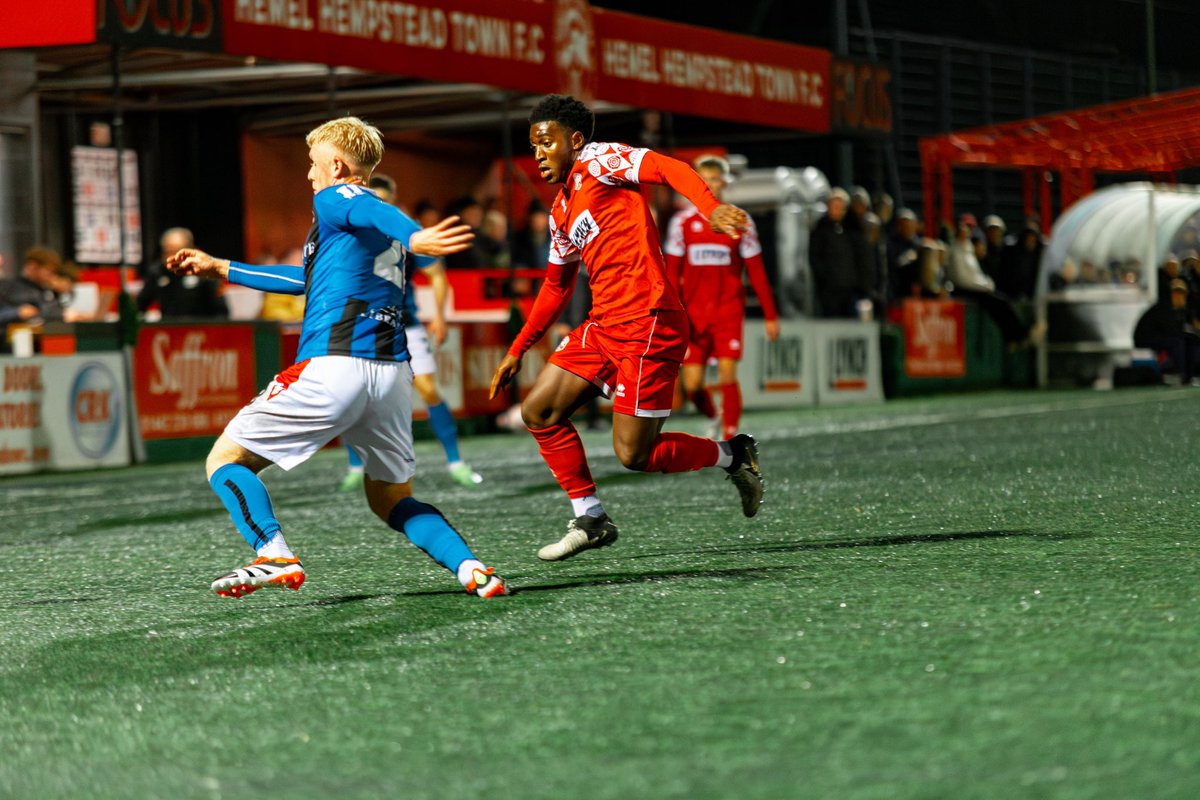 hemelfc's tweet photo. How good does it feel, seeing this man back out on the pitch 😮‍💨

478 days out through injury, Jethro Hanson is back playing in Tudor colours! 🙌

#COYT https://t.co/X6k4VDSliu