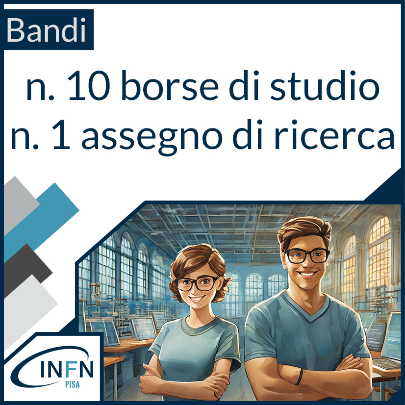 📋 Presso INFN aperti nuovi bandi

☑️ Di cui n. 10 borse di studio
Bando n. 27320 e 27321 link sottostante
☑️ Di cui n. 1 assegno di ricerca
Bando n. 27333 link sottostante

Il presente post ha solo carattere informativo
Info ufficiali su jobs.dsi.infn.it
#JobOpportunity