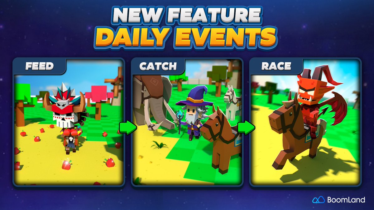 ⚔️ Saddle Up, Hunters—Daily Events Are LIVE! ⚔️

Get ready to shake up your adventure with Daily Events! Every day brings a fresh challenge, featuring one of 3 exciting modes—each packed with 3 unique stages. From mounting your steed to defending the towers, are you ready? 

💎