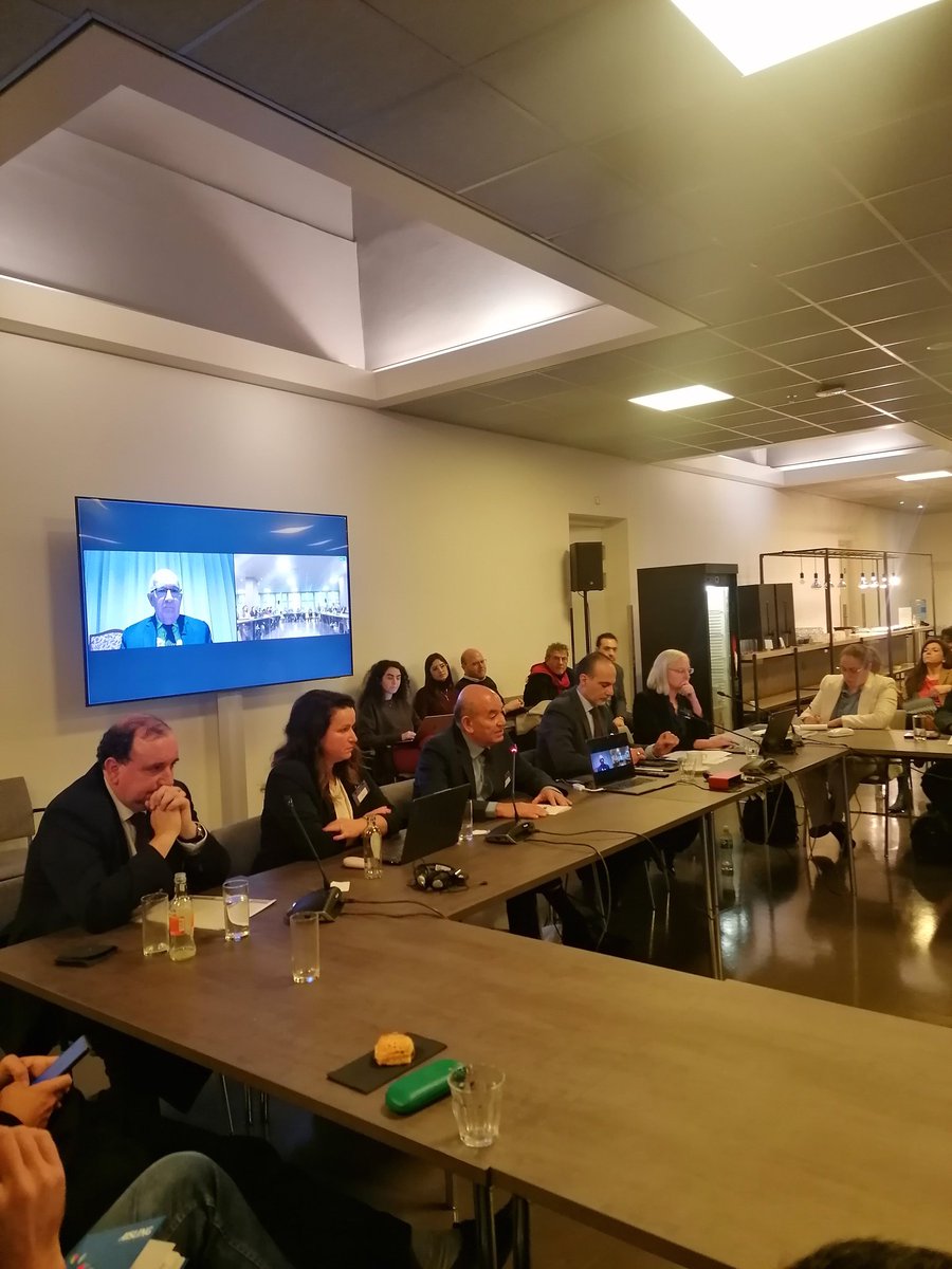 chamelons's tweet image. 🚨Excellent event now at #ASP23, on obstruction of justice by states at the ICC, with focus on #Palestine, by @pchrgaza @AlMezanCenter @alhaq_org @fidh_en
W/ @RajiSourani and @DanyaChaikel among other excellent panelists. We face an existential threat to the int&apos;l justice system