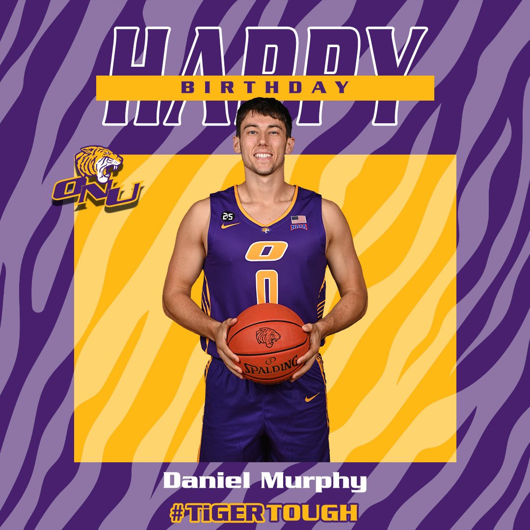 ONUHoops's tweet photo. Happy Birthday Daniel!
🟣🟡🐅🏀 #TiGERTOUGH https://t.co/D4np2M2Flg