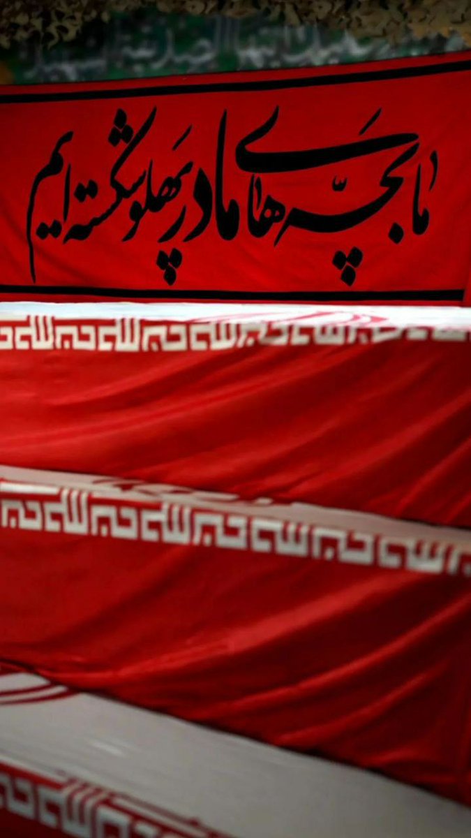 ما به قربانِ تو و...
نامِ صاحب ِ پیشانی بندو...
و مادرِ پهلو شکسته ..

#مهمان_فاطمه 
#وداع_با_لاله‌_ها