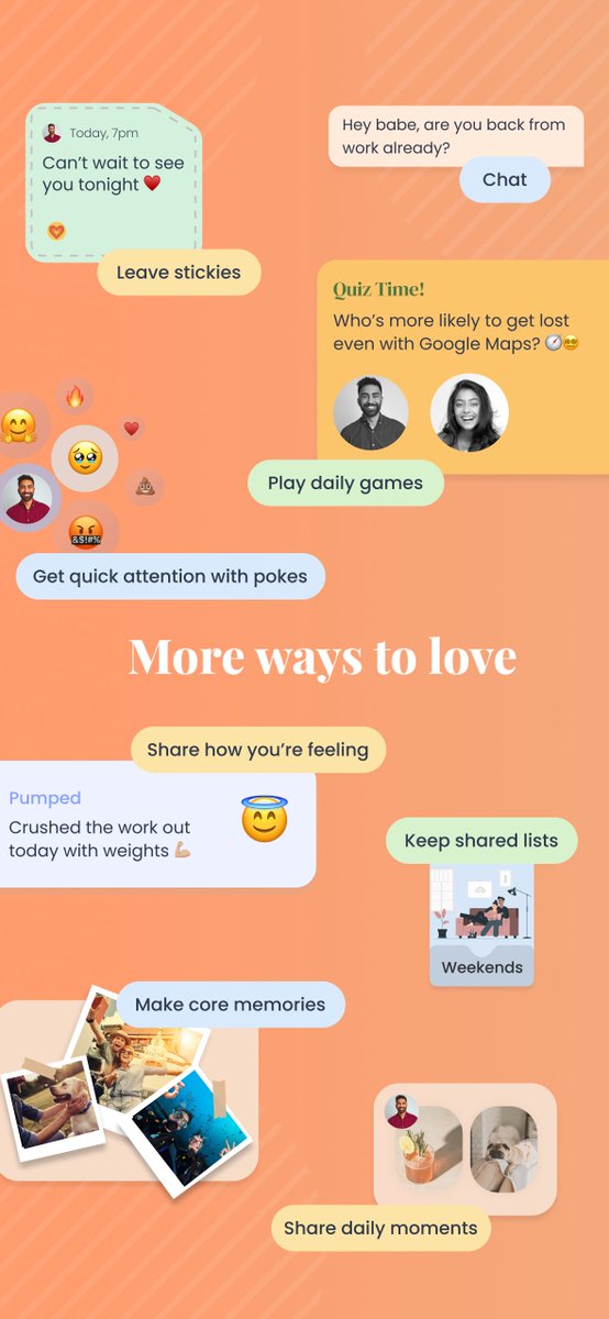 vaibhavparekh12's tweet photo. If you're in a relationship and interested in exploring a new place for love, I’d love for you to try Closer. Let me know what you think—your feedback helps us grow. 🫶

You can download Closer here: 
iOS: https://t.co/iTOWN5Rggz
Android: https://t.co/vZ6Vg4Mp7x

PS: Also follow us on our Insta for some fun couples' content 🙌 https://t.co/e5DAB8vuZE