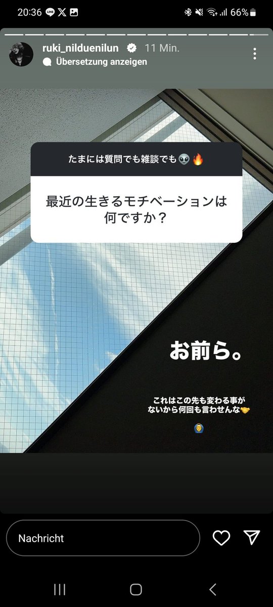wasteland_trans's tweet photo. [RUKI story]

Q: what's your motivation for living recently?

A: YOU GUYS.
This won't change anymore, so don't make say it again 🤝 https://t.co/y8uPx7rTTH