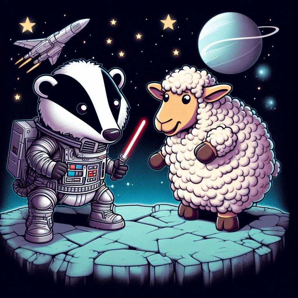 badgerFACEsheep's tweet photo. #solgiveaway #badgerfacedsheep #memecoin
It's the battle older than time of good vs. evil. #BadBadger Vs. #GoodSheep
Who will win?
RT (REPOST)
FOLLOW
Drop sol address with your choice (GOOD or BAD). Check wallet in 72 hours.
https://t.co/TyCXR8JzMR https://t.co/RKn5f0W6Km