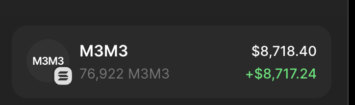 Thanks for the $M3M3 airdrop <a href="/WEAREM3M3_/">M3M3</a> <a href="/HotHeadsNFT/">Hot Heads🔥</a>!! This is being staked asap.

Receiving airdrops just like these are just one of many reasons why I love being a hothead.