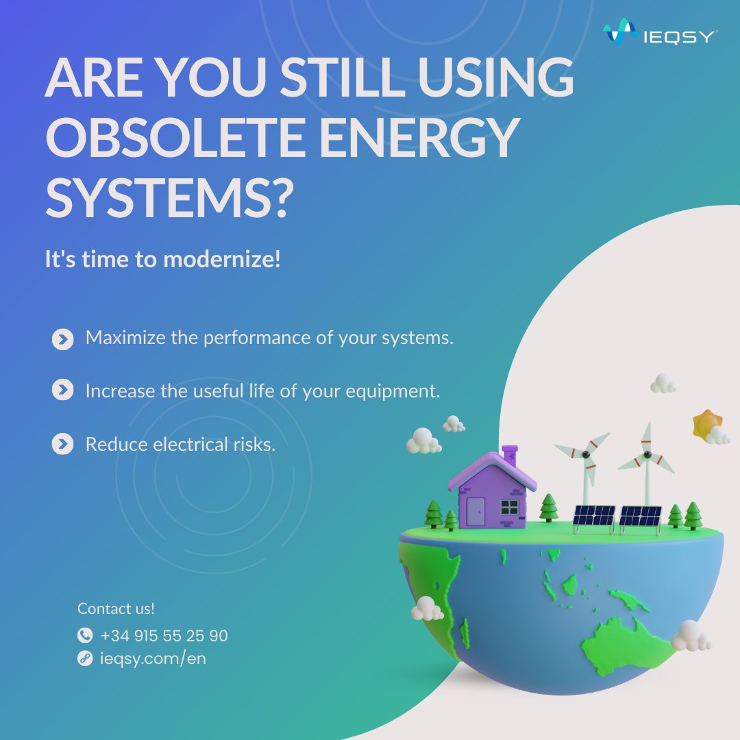 You wouldn't use a brick as a telephone, would you? 🤔 So why use outdated energy systems?

If you're ready to leave the “brick” behind and take the next step towards a more efficient company, contact us! 👉 ieqsy.com/contact/

#IEQSY #RethinkingEnergy