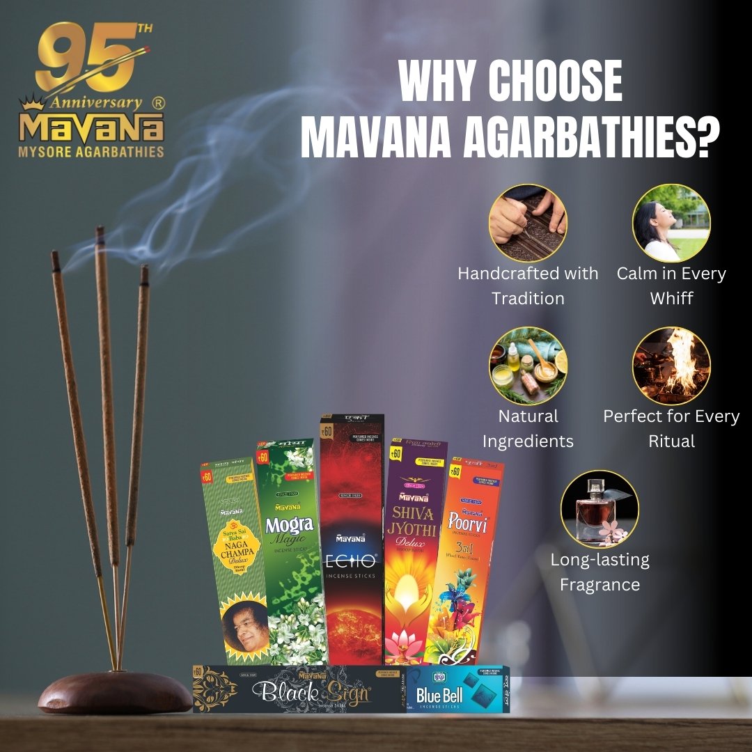 MavanaAgarbathi's tweet photo. Why Mavana Agarbathies? Experience purity, long-lasting fragrance, and a touch of tradition in every stick. Perfect for prayers, meditation, or simply elevating your space with peace and positivity. Choose the best for every moment.

#MavanaAgarbathies #PureFragrance https://t.co/mUuu3aD3Jm
