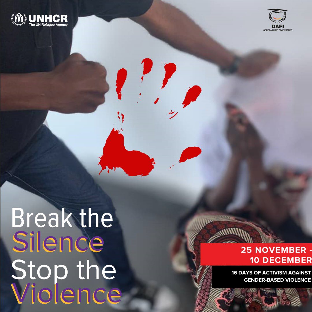 RefugeesCmr's tweet image. The first step towards freedom is breaking the silence and speaking out. Together let's unite to empower, protect, support and end Gender-Based Violence during the #16DaysofActivisim2024 .  #UNHCRCameroon #StopGBV"