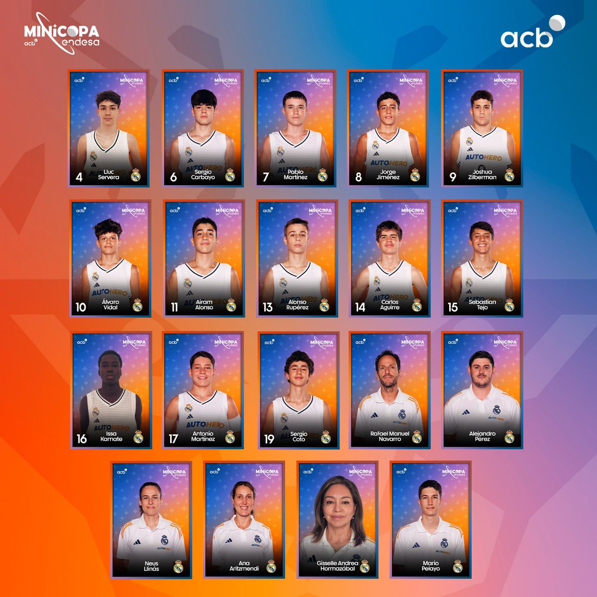 ¡Vuelve la COLECCIÓN de CROMOS de la #MinicopaEndesa!

Conoce a la plantilla del <a href="/RMBaloncesto/">Real Madrid Basket</a>, que disputará este torneazo en Tarragona a partir de mañana.

𝓓𝓸𝓷𝓭𝓮 𝓷𝓪𝓬𝓮𝓷 𝓵𝓪𝓼 𝓮𝓼𝓽𝓻𝓮𝓵𝓵𝓪𝓼  💫