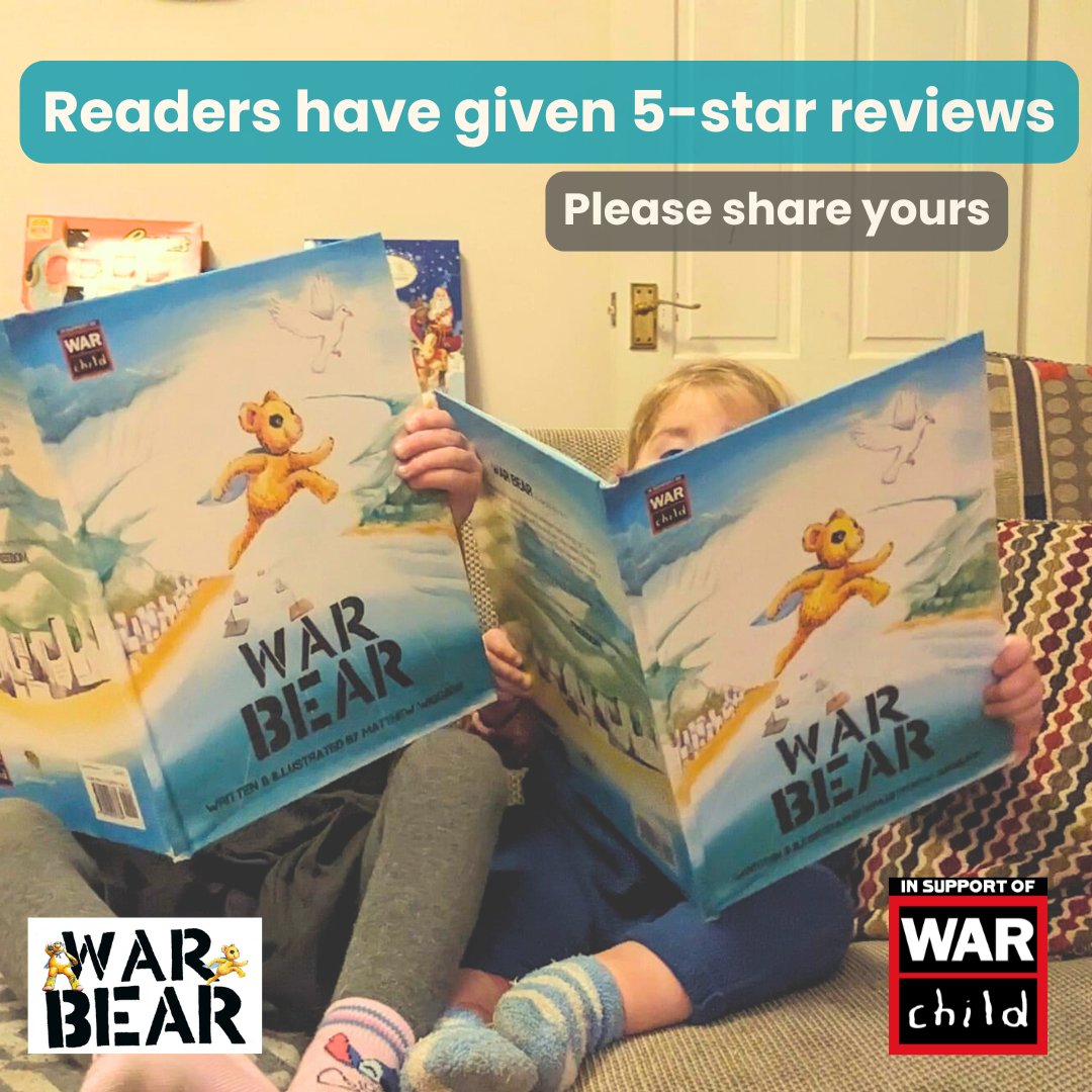 MatthewJamesAr2's tweet photo. 📘🎉We are happy readers are enjoying War Bear 📘🎉
"...An important thing to cover. I recommend it to others" 
"An inspiring message in a wonderfully easy &amp; enjoyable package for kids" 
"I could see it being widely used in primary classroom"
Read reviews: https://t.co/0OkYewuxuo https://t.co/9JKPb5uV6n