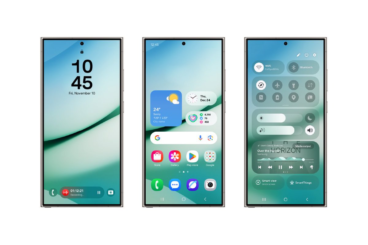 sondesix's tweet image. After a long delay, Samsung finally announced the details about the One UI 7!
One UI 7 - What's New? 👇
✅ Major visual overhaul with a more advanced customisation
✅ The new "Now Bar". The concept is similar to the dynamic island, but it works in the lockscreen
✅ The new…