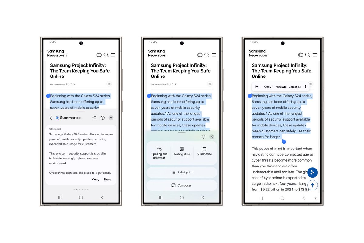 sondesix's tweet image. After a long delay, Samsung finally announced the details about the One UI 7!
One UI 7 - What's New? 👇
✅ Major visual overhaul with a more advanced customisation
✅ The new "Now Bar". The concept is similar to the dynamic island, but it works in the lockscreen
✅ The new…