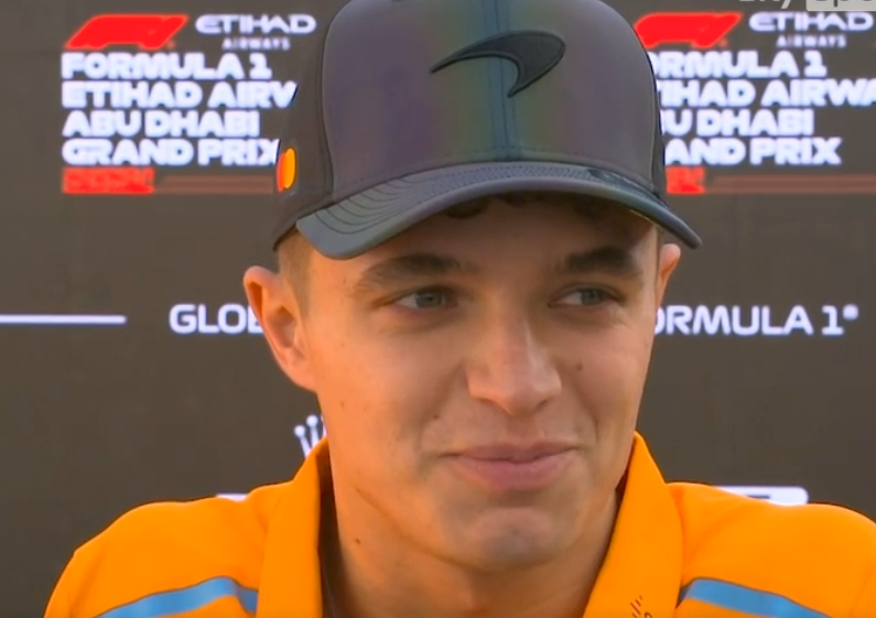 Lando Norris on the Max - Russell saga: "I hope it doesn’t get smoothed out. I hope they stay fighting and arguing, cause it’s amusing to watch"

[<a href="/SkySportsF1/">Sky Sports F1</a>]