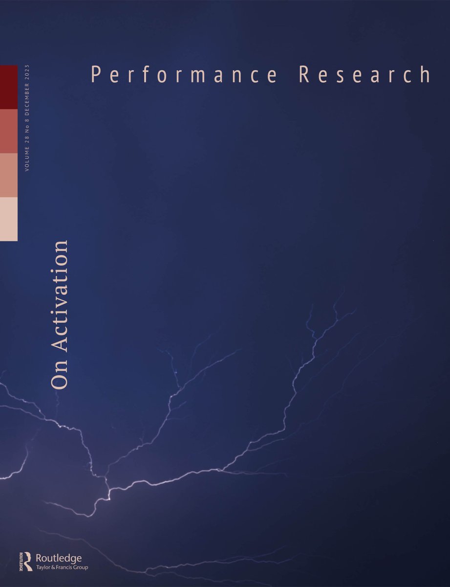 PR's current issue, On Activation (28.📷, is available via T&amp;F Online or as a hard copy on the CPR online shop.

Read the freely available abstracts and Eylül Fidan Akıncı and Christel Stalpaert's editorial now: bit.ly/onactivation

Buy a hard copy: bit.ly/onactivationon…