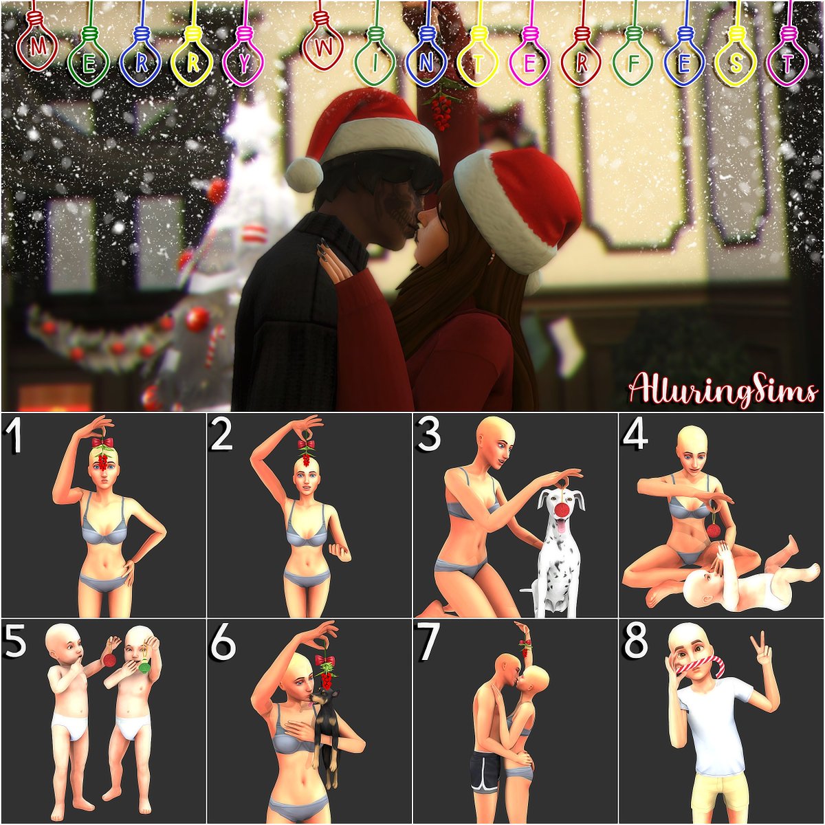 hi-ya everyone! still more active over on 🦋 (link in bio)

but i came by to share my new christmas pose pack, free for everyone! 💕🎄

patreon.com/posts/merry-wi…